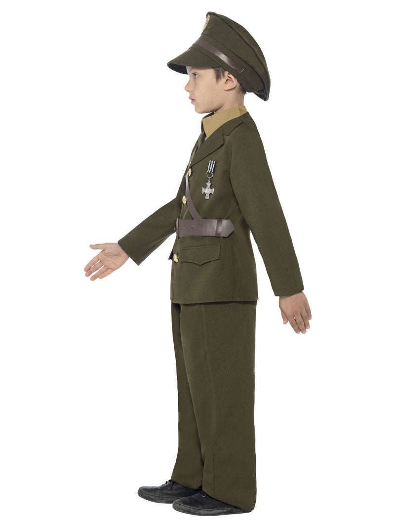 Army Officer Costume, Green - 4
