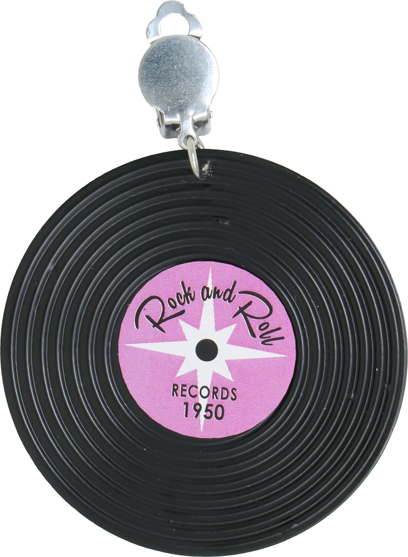 VINYL RECORD EARRINGS, 5 CMS