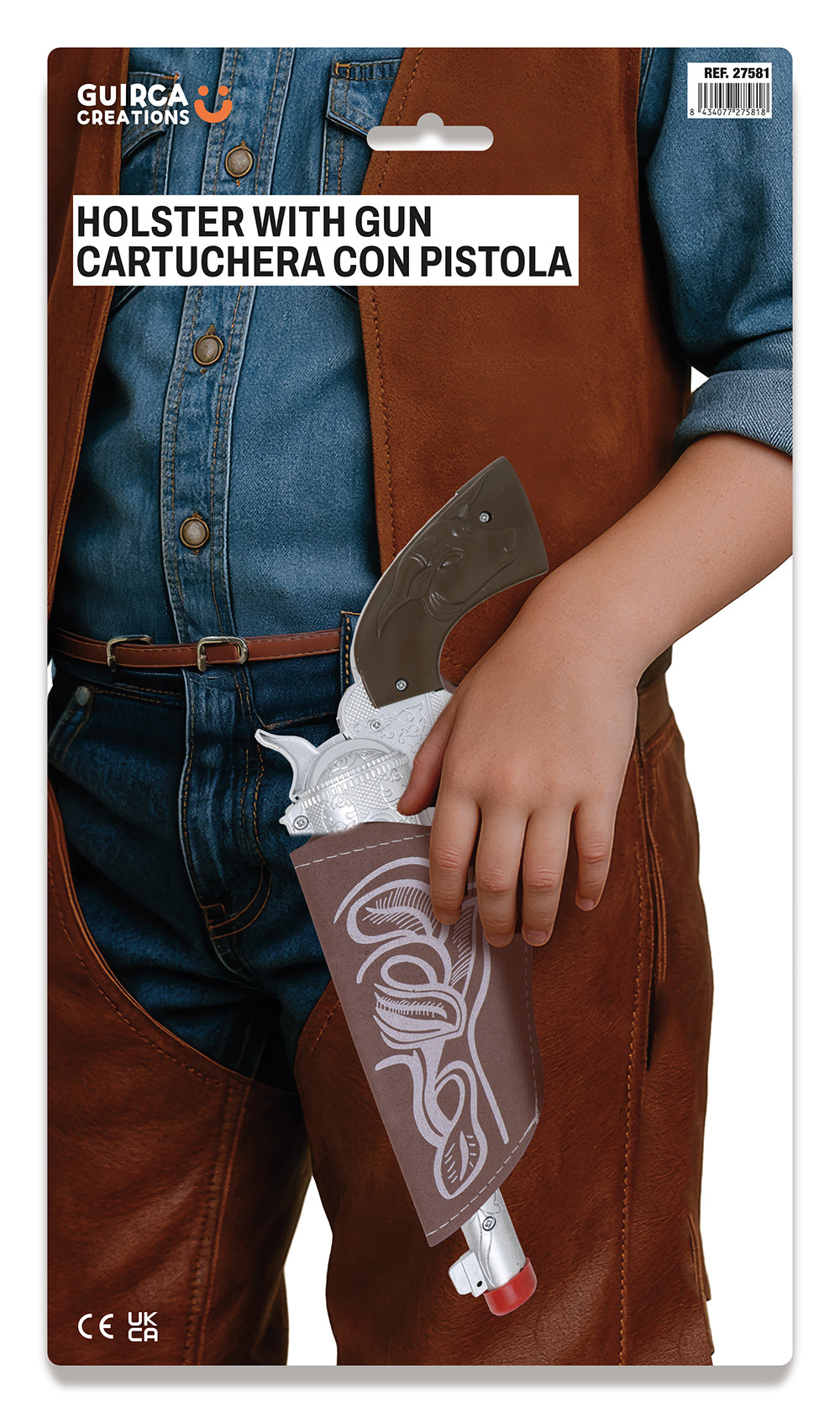 30 CM PISTOL WITH HOLSTER, CHILDREN