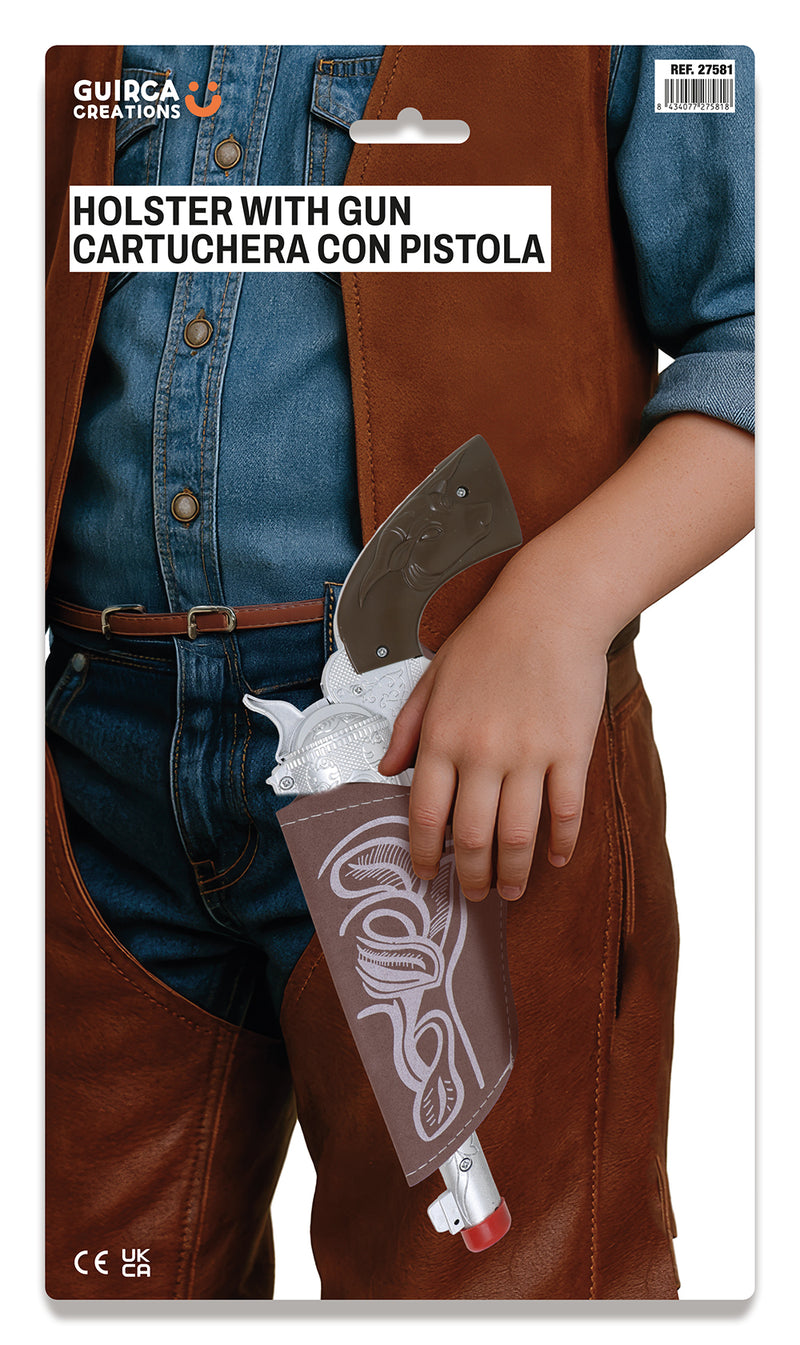 30 CM PISTOL WITH HOLSTER, CHILDREN