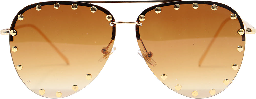 AVIATOR GLASSES WITH RIVETS