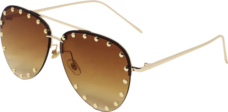 AVIATOR GLASSES WITH RIVETS