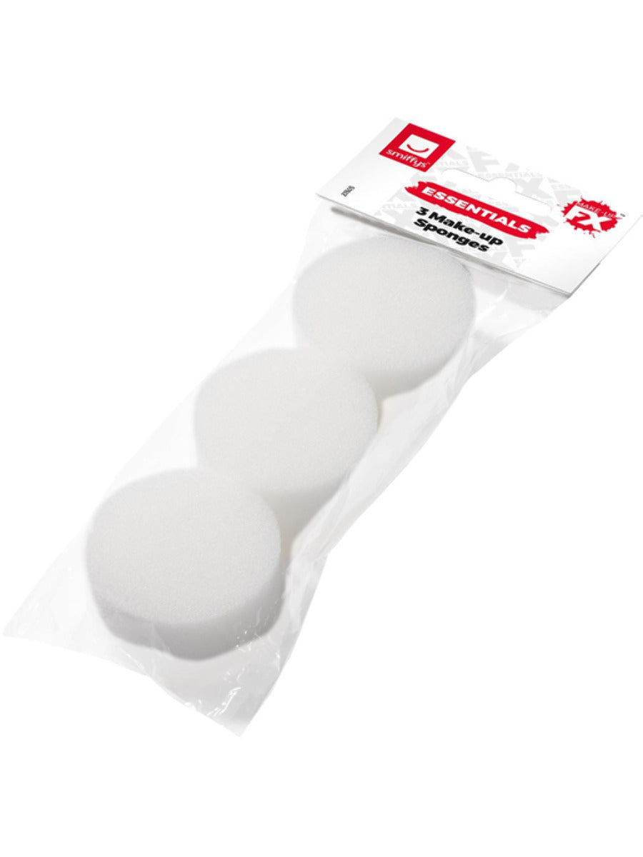 Smiffys Make-Up FX Essentials, Cosmetic Sponges  - 1