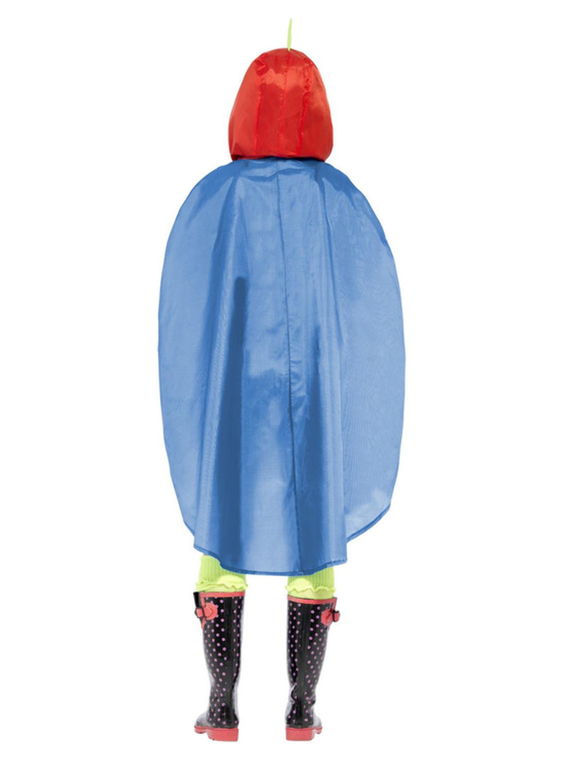 Parrot Party Poncho, Red - 3