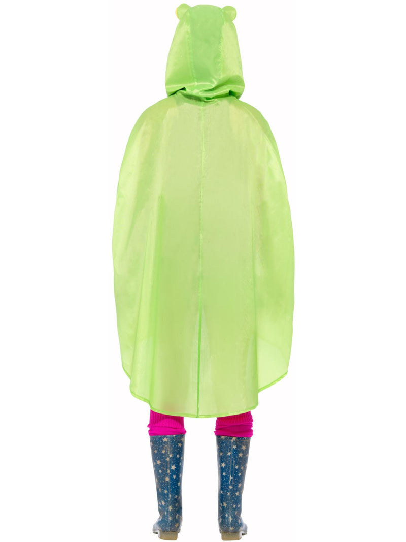 Frog Party Poncho, Green 2