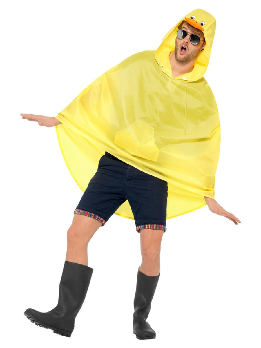 Duck Party Poncho, Yellow - 5