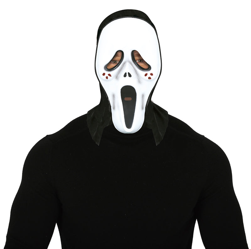 MURDERER MASK WITH HOOD PVC