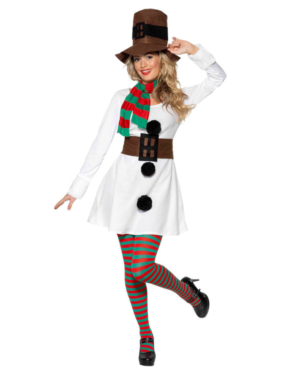 Miss Snowman Costume, White - 5