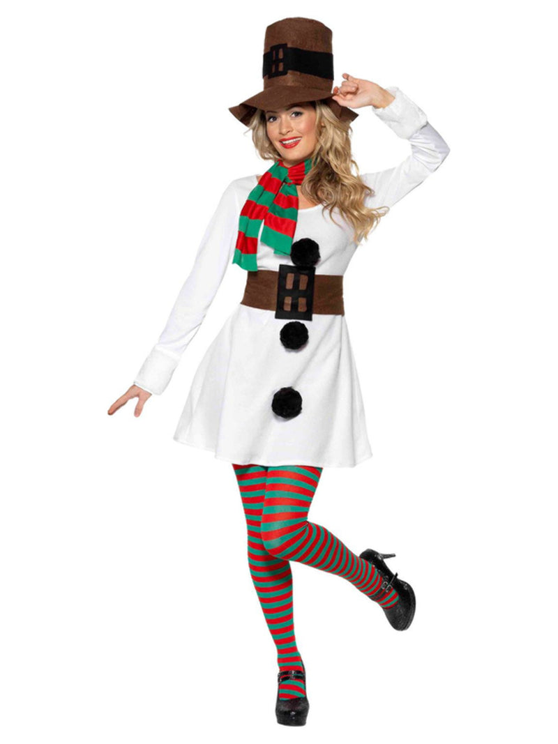 Miss Snowman Costume, White - 5