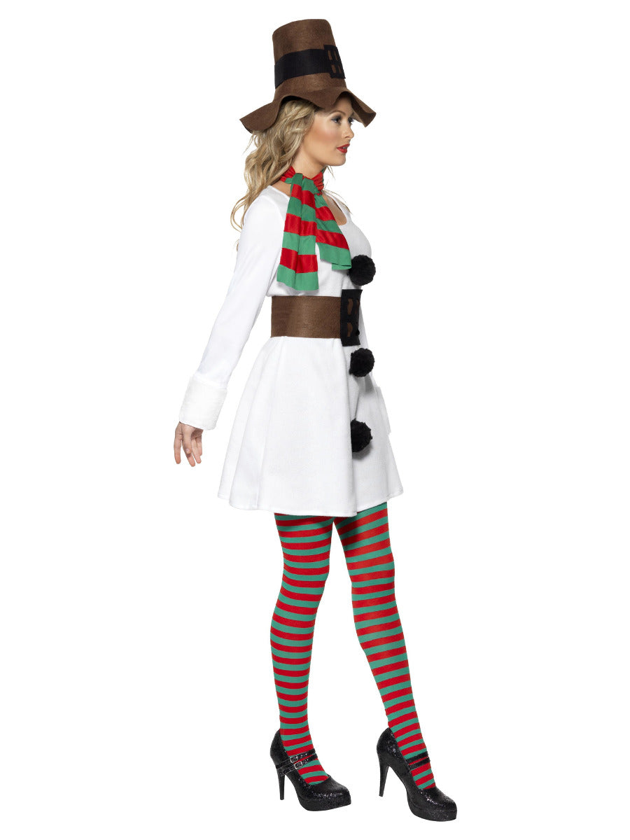 Miss Snowman Costume, White - 4