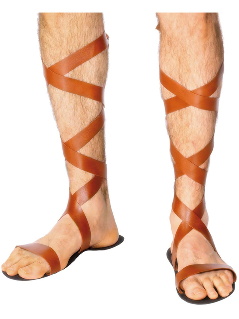 Roman Sandals, Brown - 1