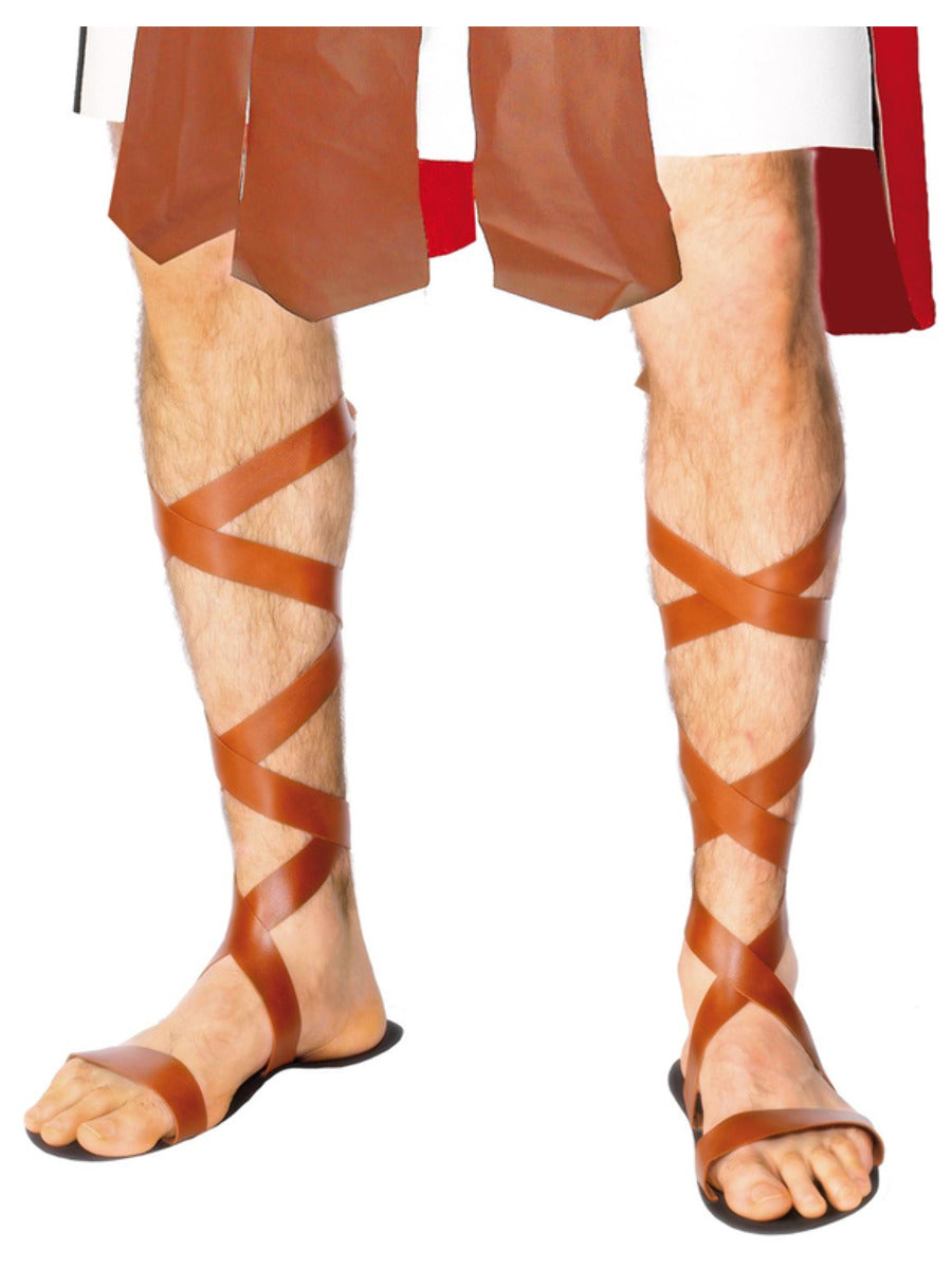 Roman Sandals, Brown - 3