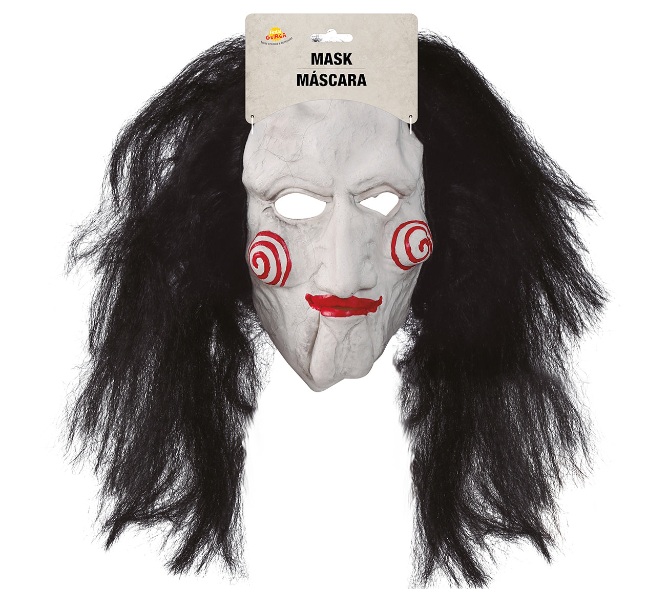 PUPPET WITH HAIR MASK LATEX