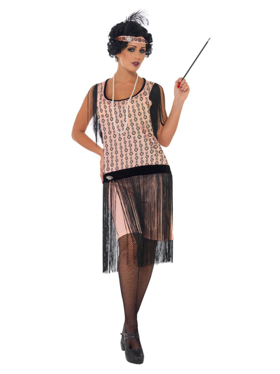 20s Coco Flapper Costume, Pink - 5