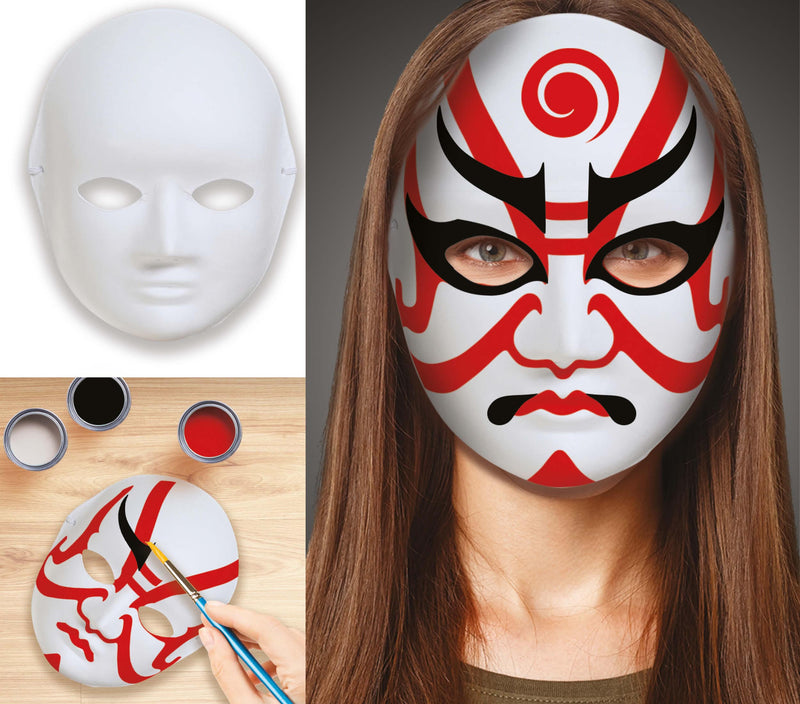 "PAPER MACHE" WHITE MASK