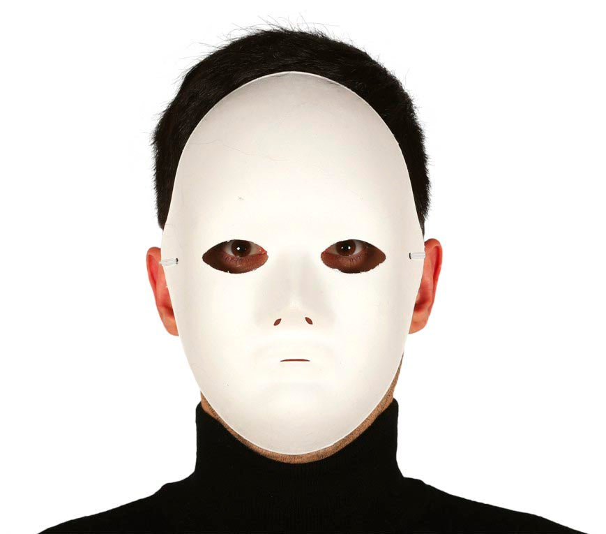 "PAPER MACHE" WHITE MASK
