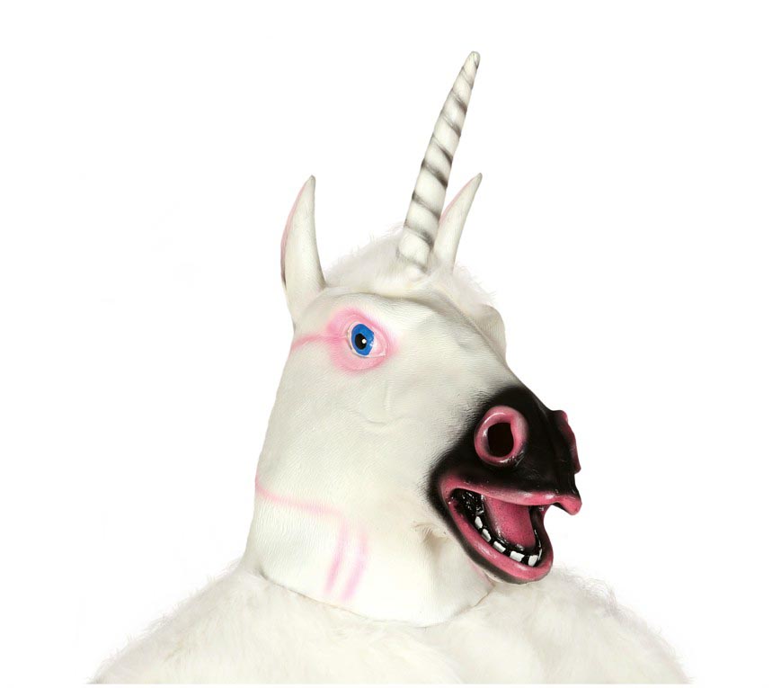 UNICORN MASK, LATEX