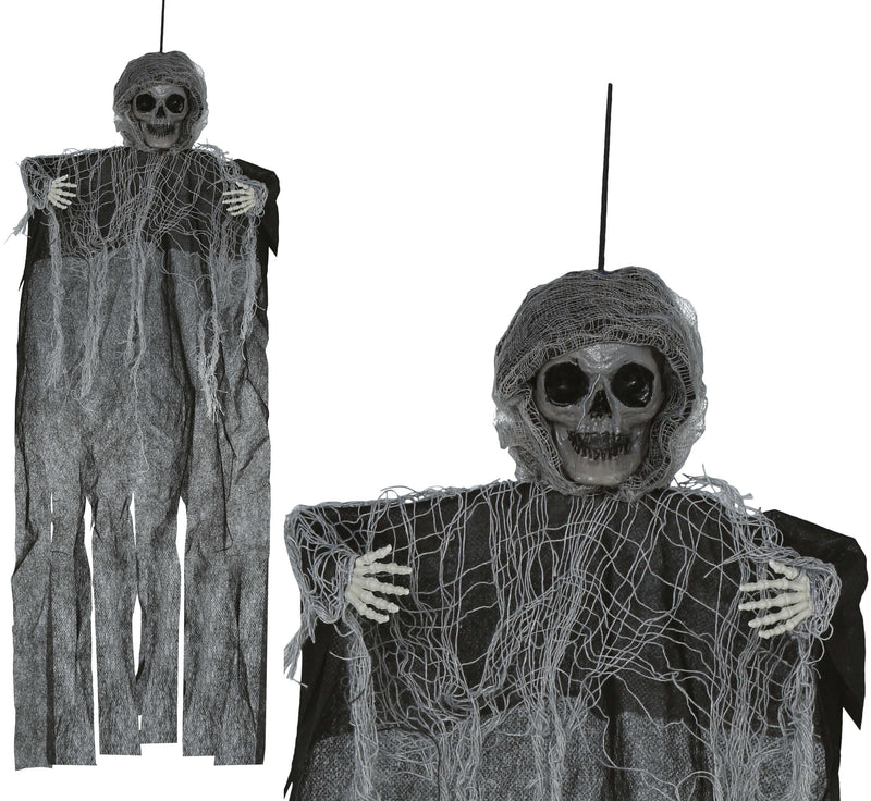 HANGING SKELETON WITH TUNIC 60 CM