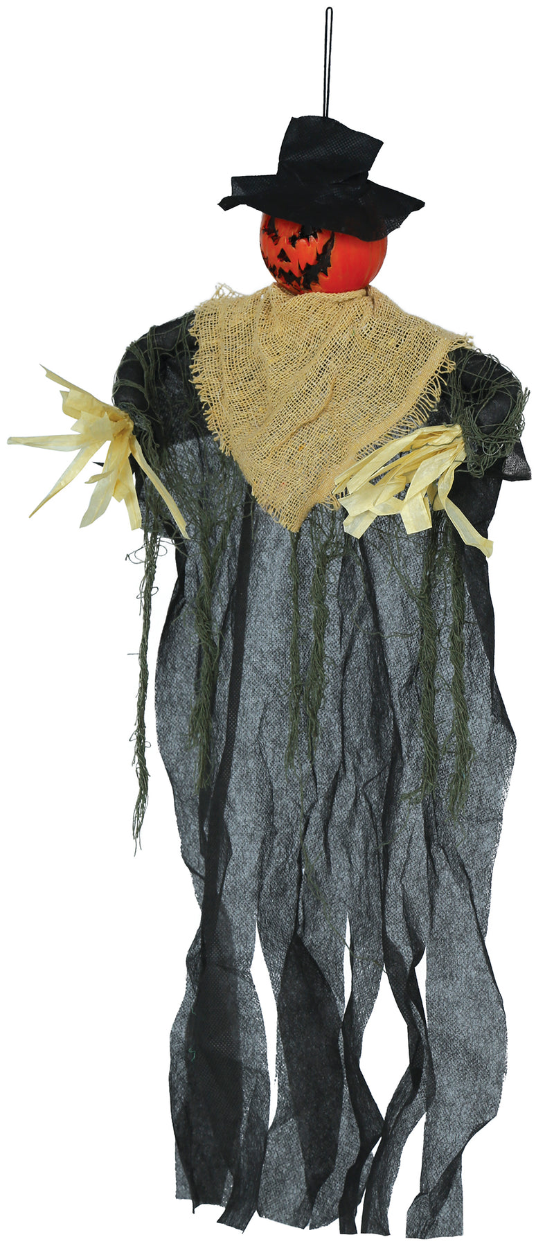 HANGING SCARECROW PUMPKIN 60 CM