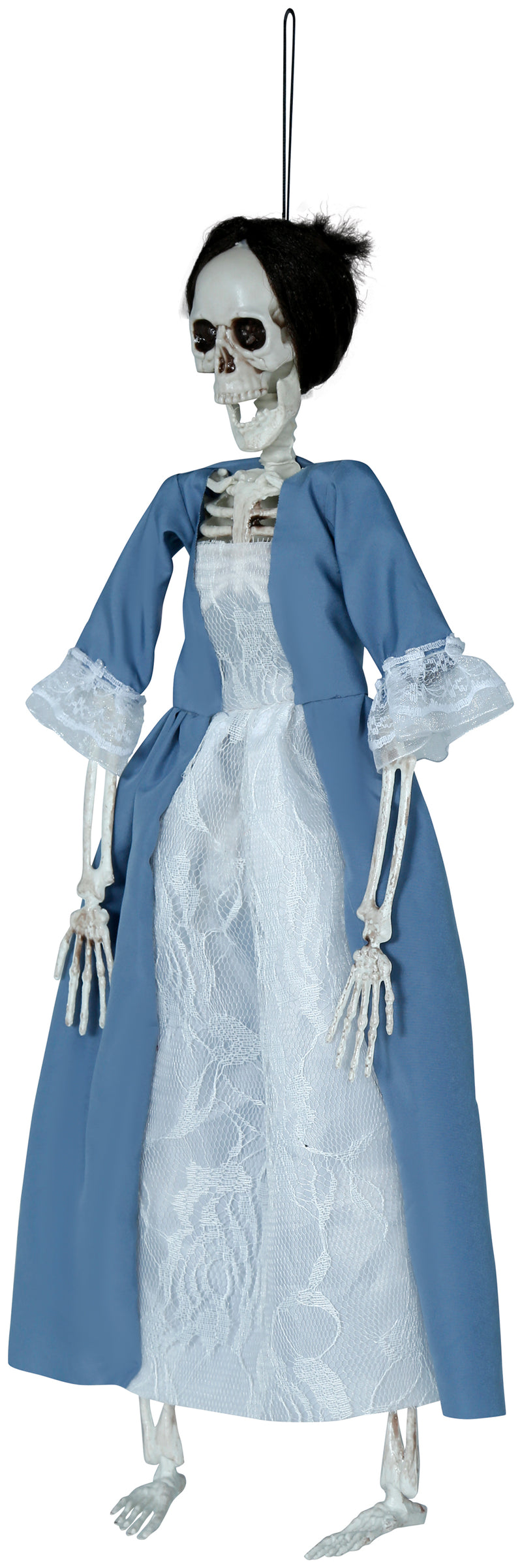 HANGING SKELETON WITH DRESS 40 CM