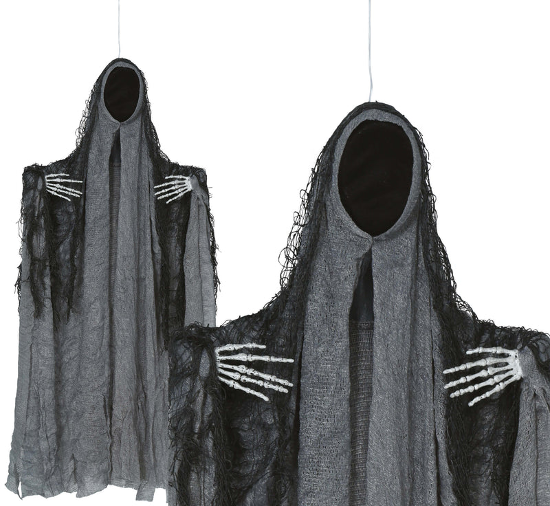 HANGING GREY GHOST WITH TUNIC 50 CM
