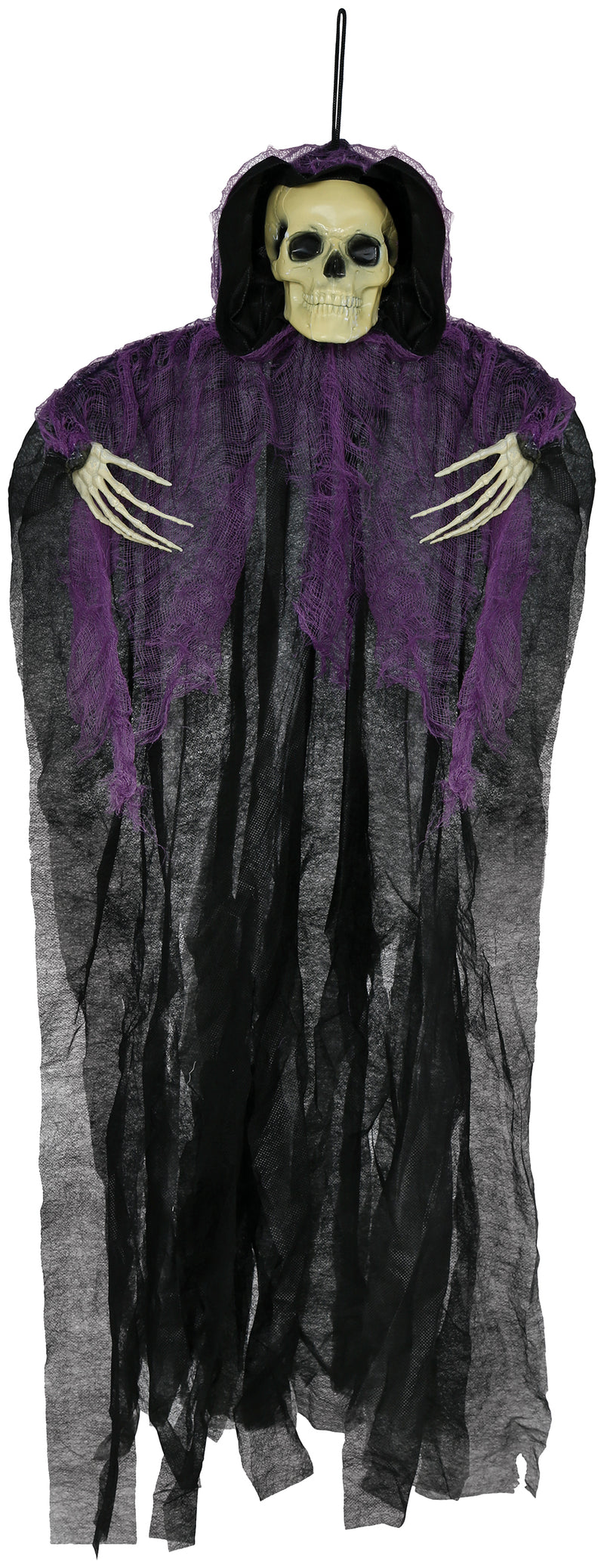 HANGING SKELETON BLACK TUNIC 90 CM