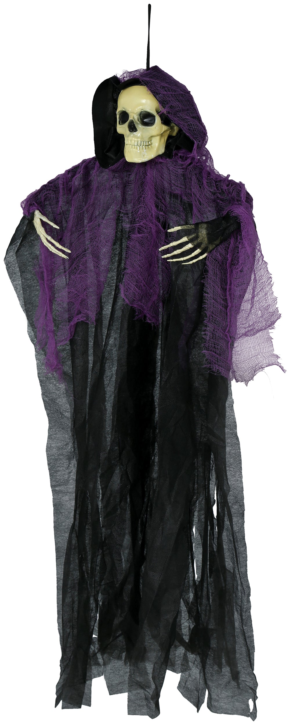 HANGING SKELETON BLACK TUNIC 90 CM