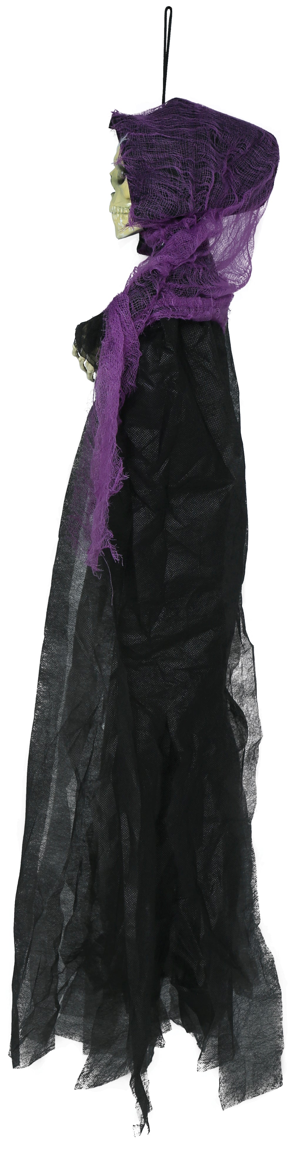 HANGING SKELETON BLACK TUNIC 90 CM