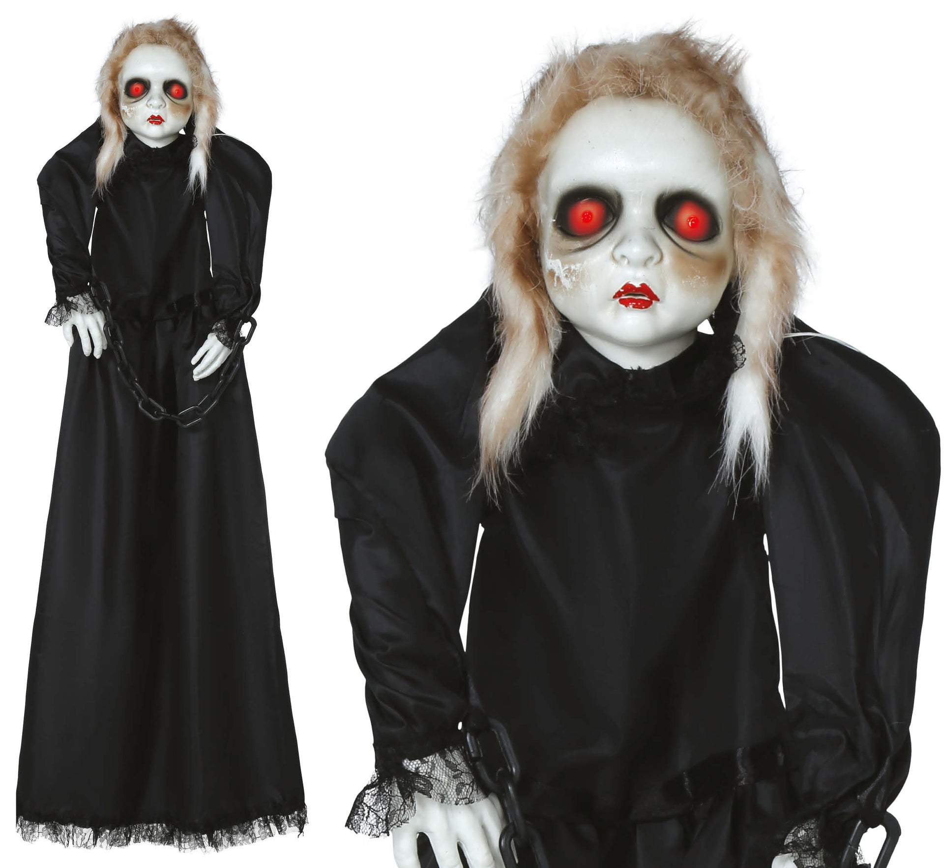 HANGING DOLL LIGHT, SOUND, MOV. 150 CM