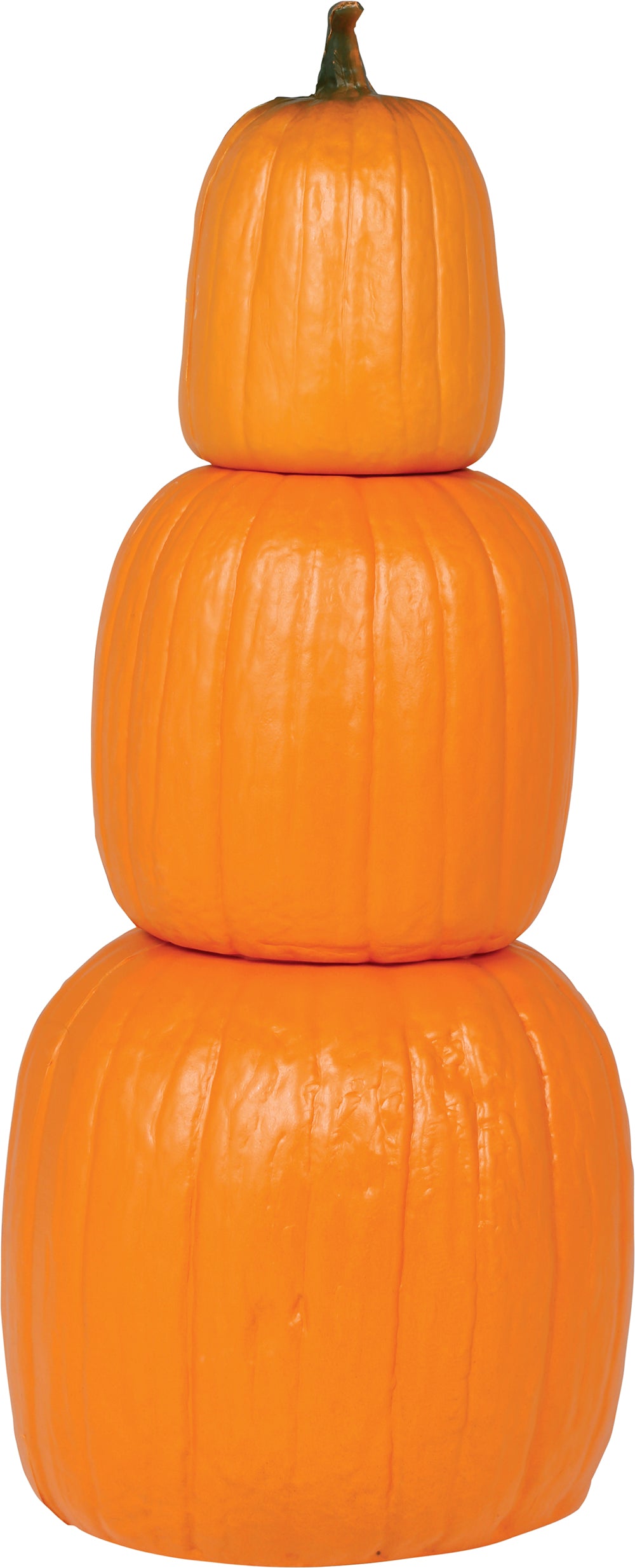 3 STACKED PUMPKINS,PVC, 60 CM