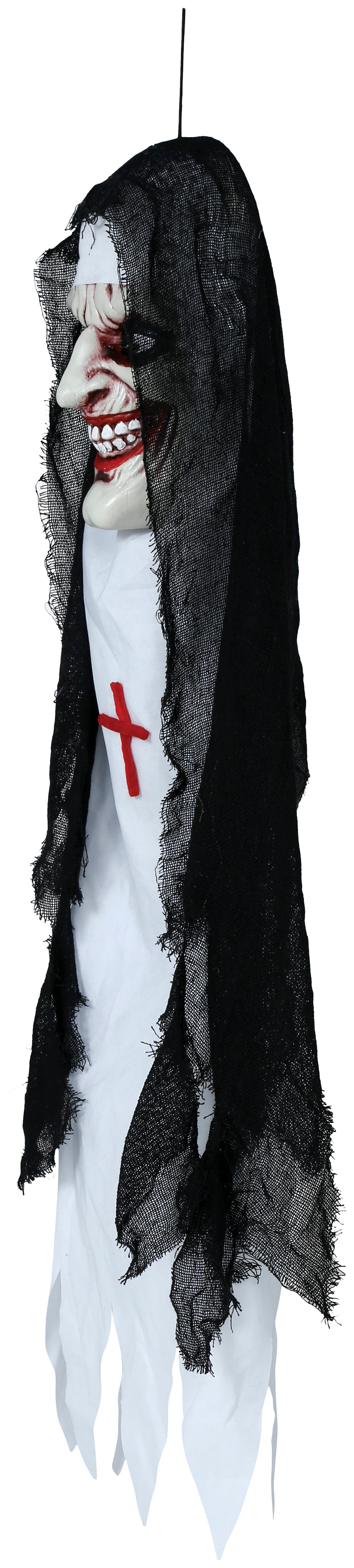 HANGING NUN HEAD LIGHT, SOUND 90 CM