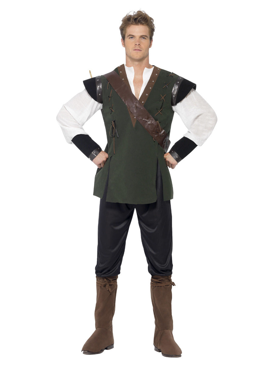 Robin Hood Costume, Green - 1