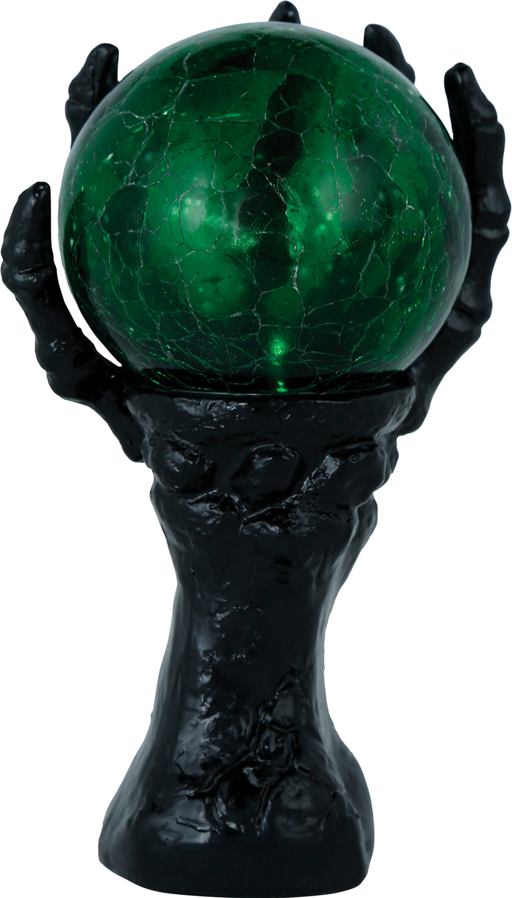 HAND WITH CRYSTAL BALL LIGHT 14.5X8 CM