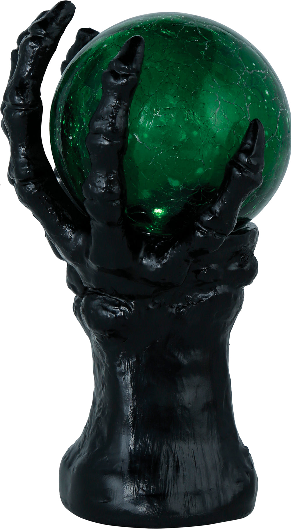 HAND WITH CRYSTAL BALL LIGHT 14.5X8 CM