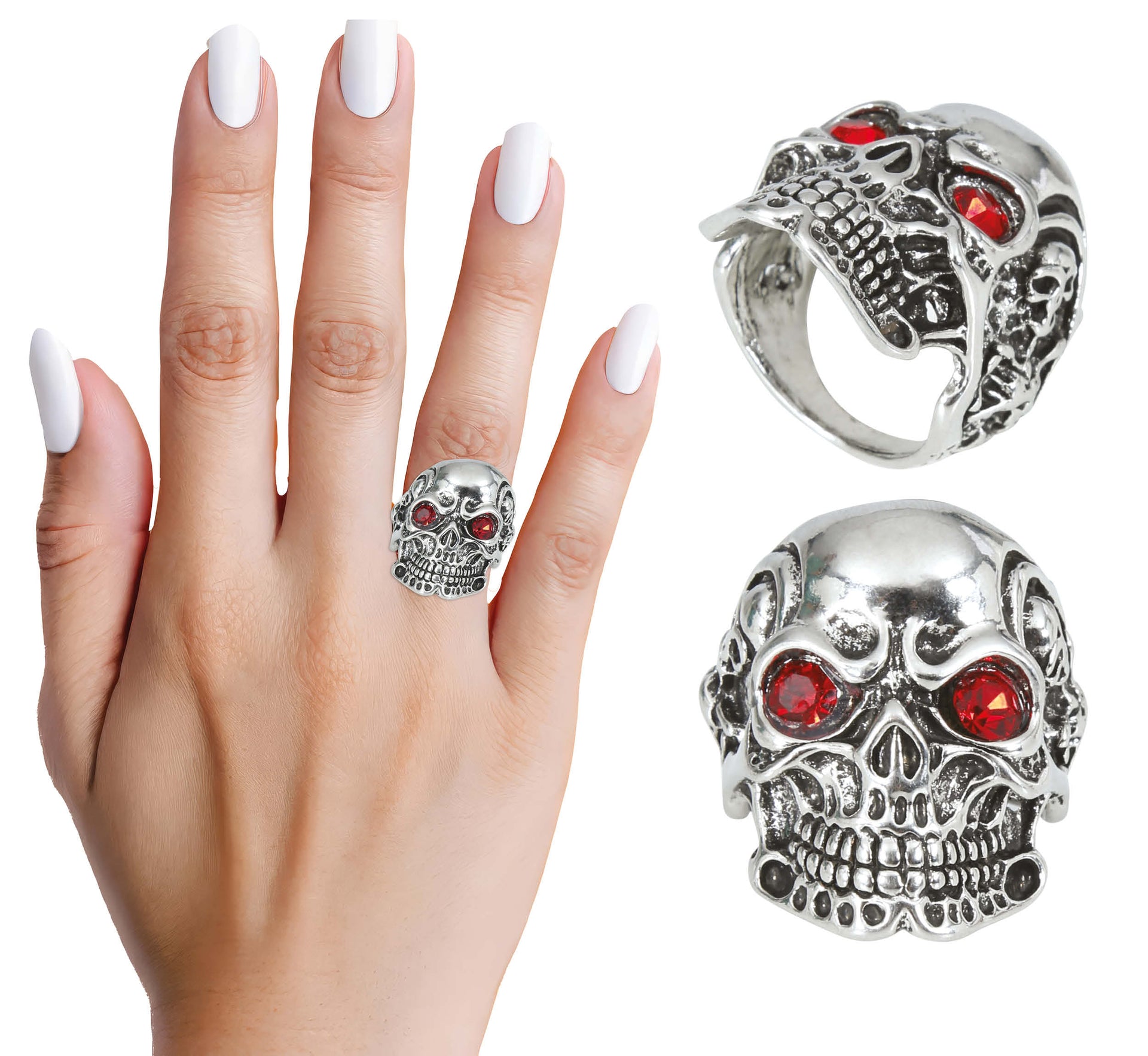 SKULL RING METAL