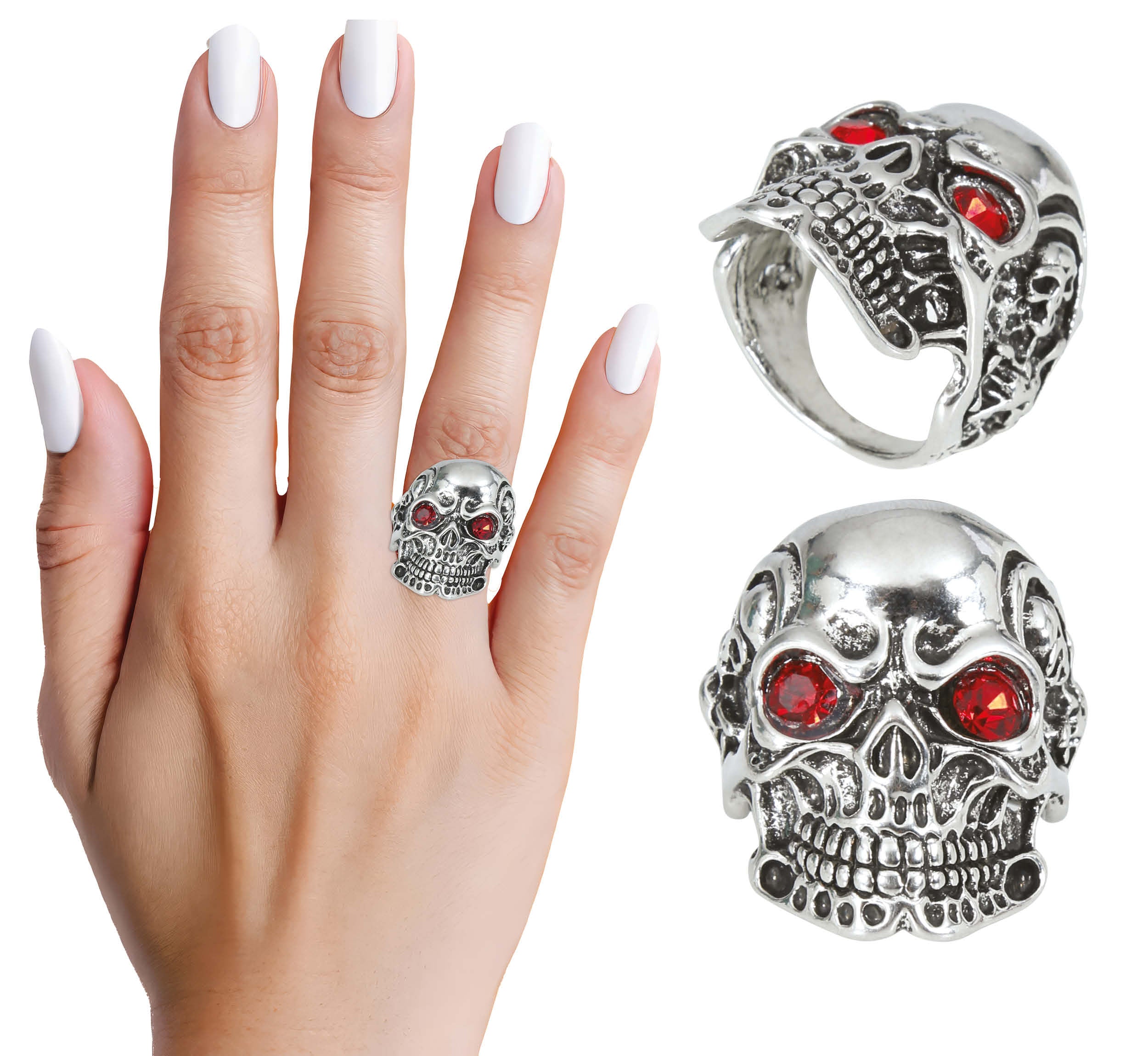 SKULL RING METAL