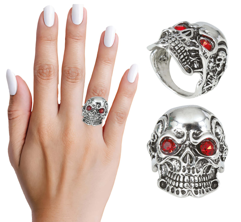SKULL RING METAL