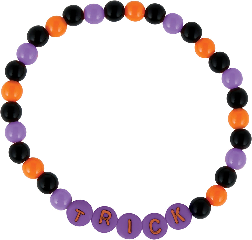 SET OF 3 HALLOWEEN "TRICK" BRACELETS