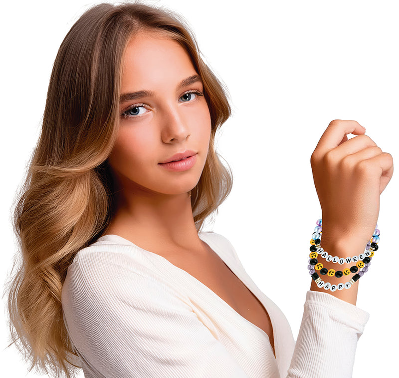 SET OF 3 LILAC HALLOWEEN BRACELETS