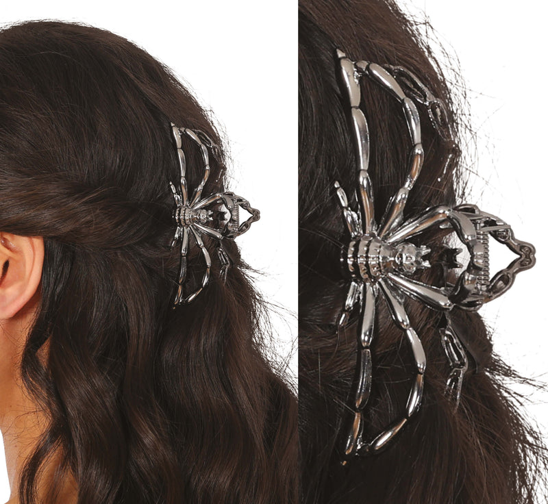 SPIDER HAIR CLIP METAL, ADULT