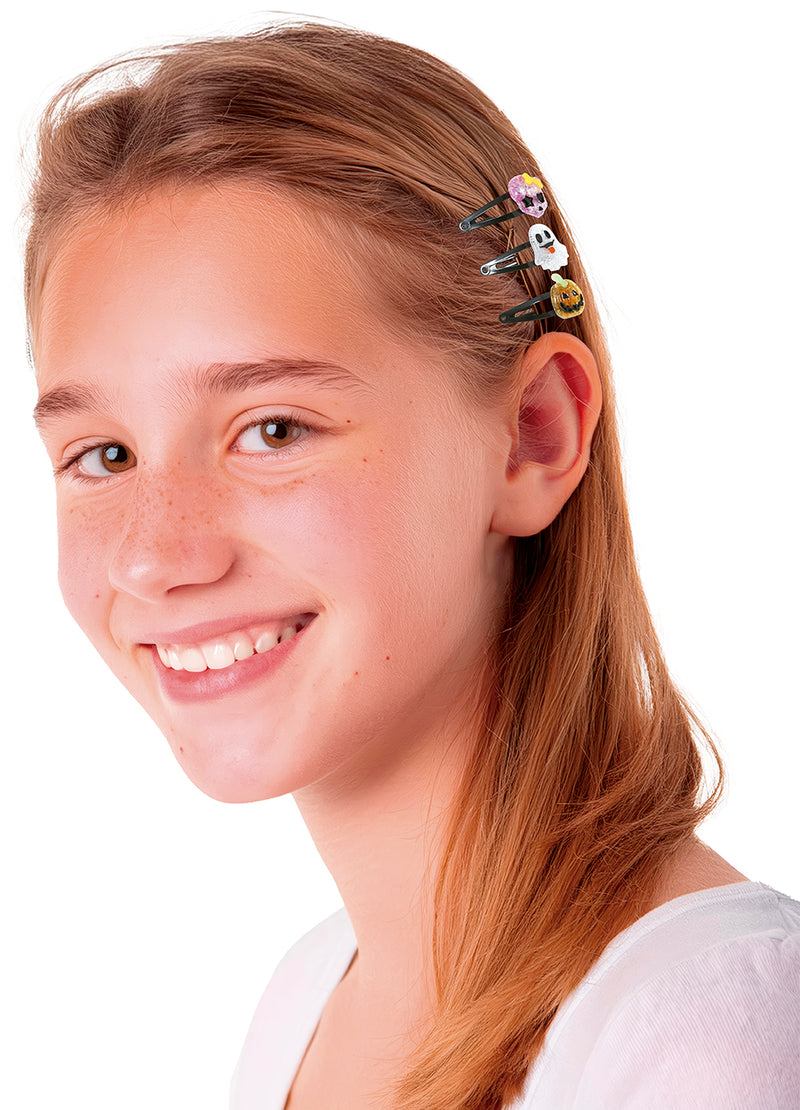 SET OF 3 HALLOWEEN HAIR CLIPS, ADULT