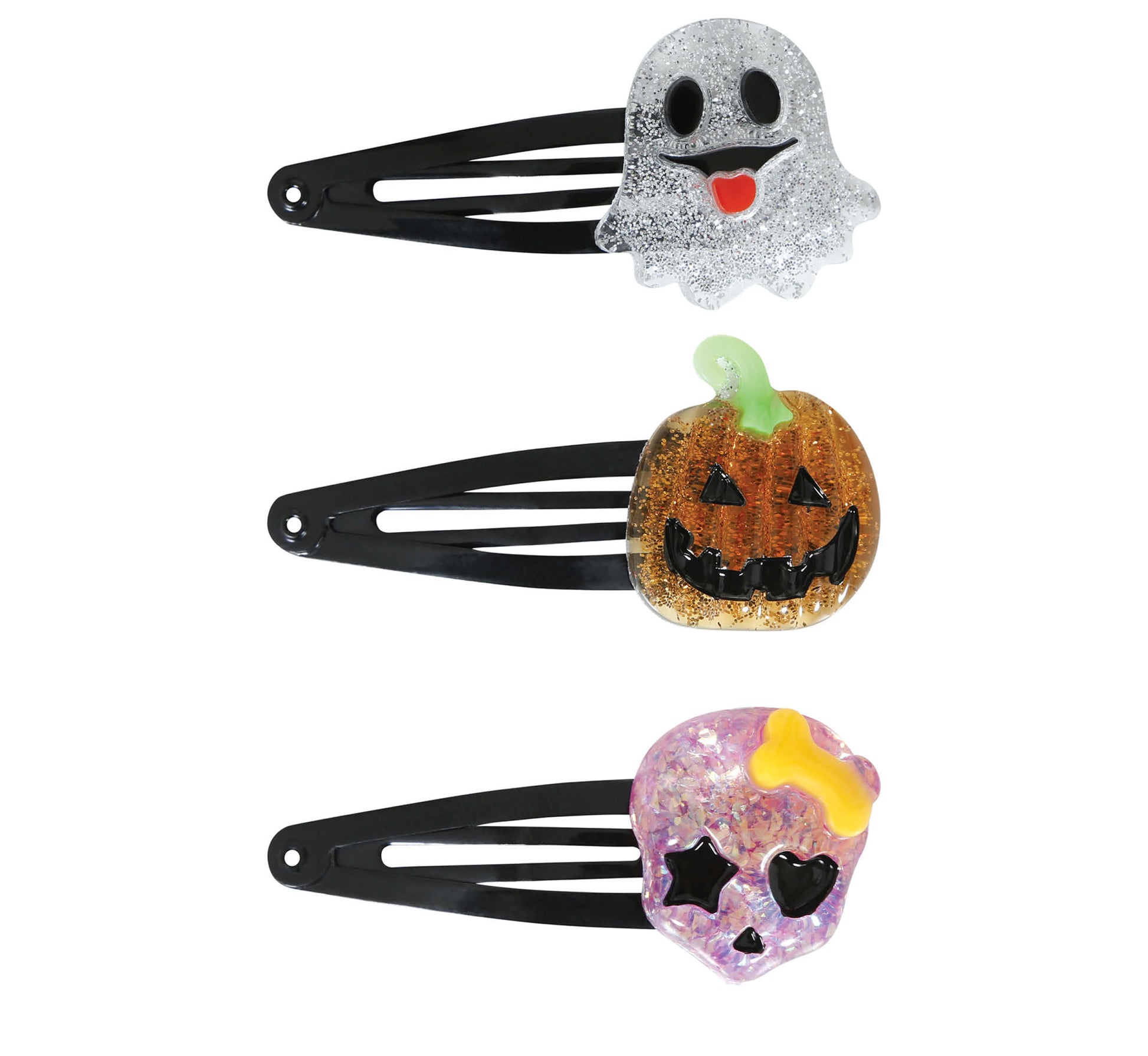 SET OF 3 HALLOWEEN HAIR CLIPS, ADULT