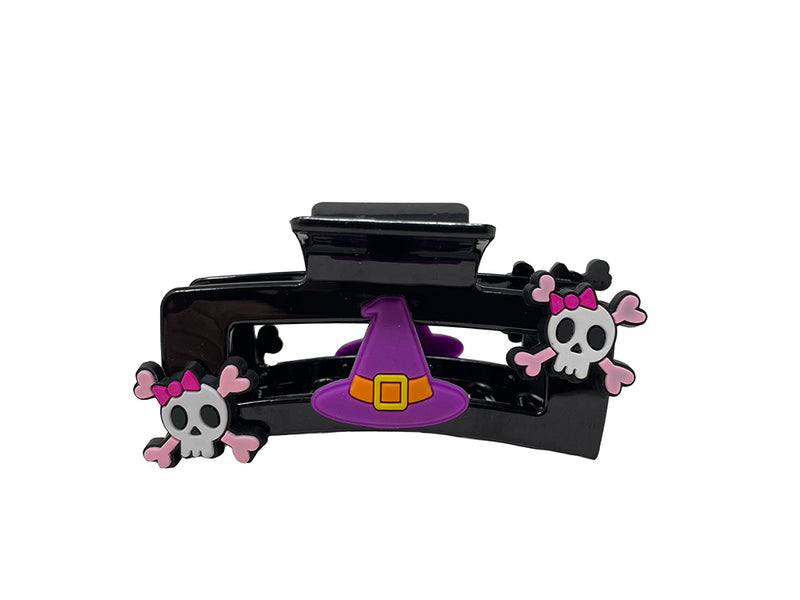 SET 2 CLAW CLIPS SKULL, PIRATE AND WITCH