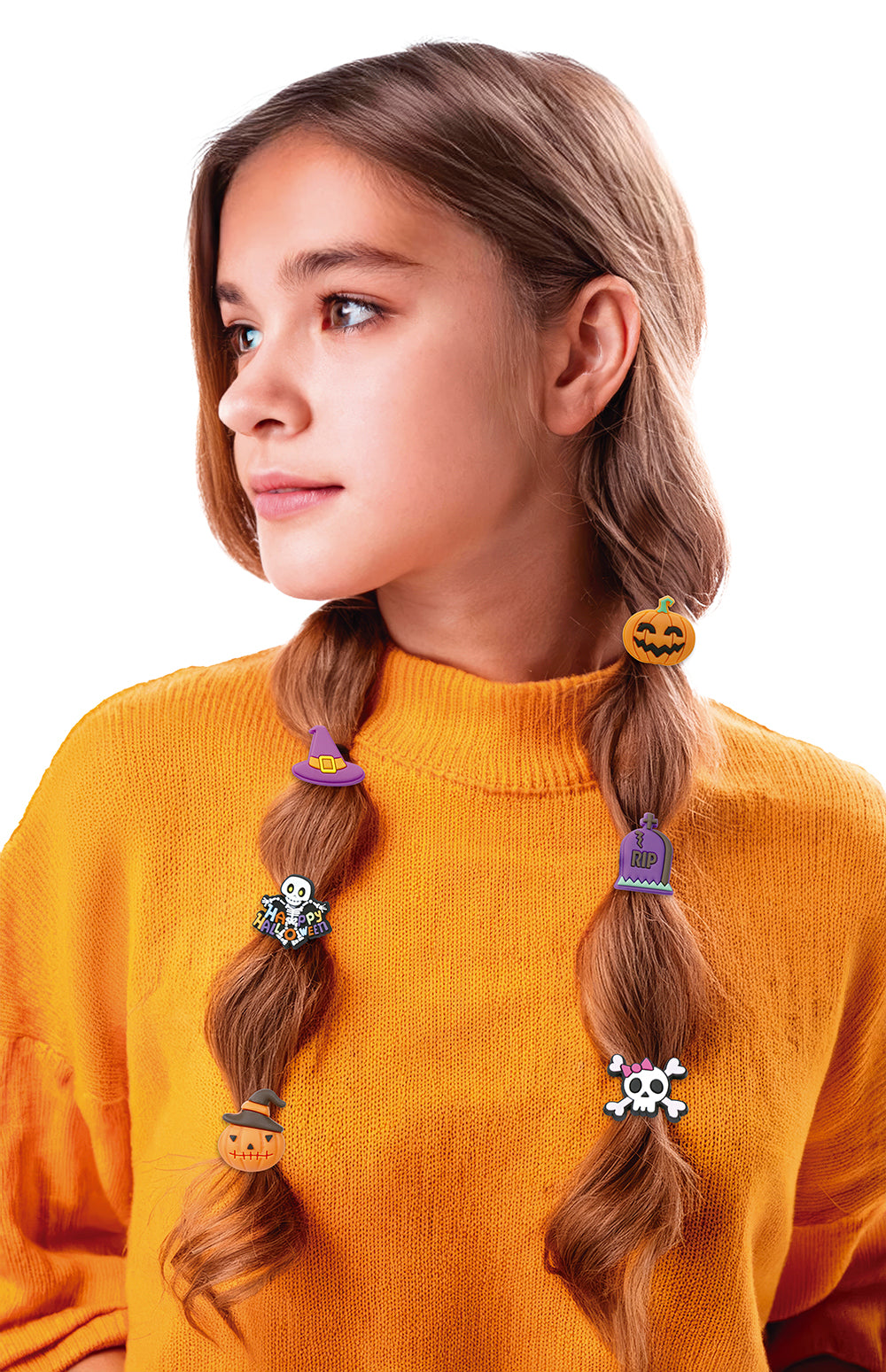 SET 14 HAIR BOBBLES HALLOWEEN