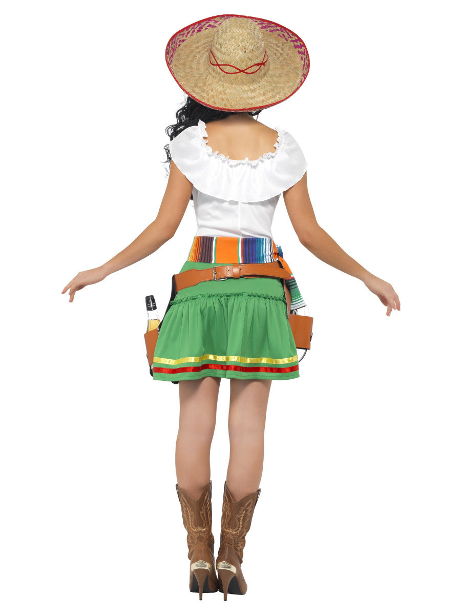 Tequila Shooter Girl Costume, Green - 3