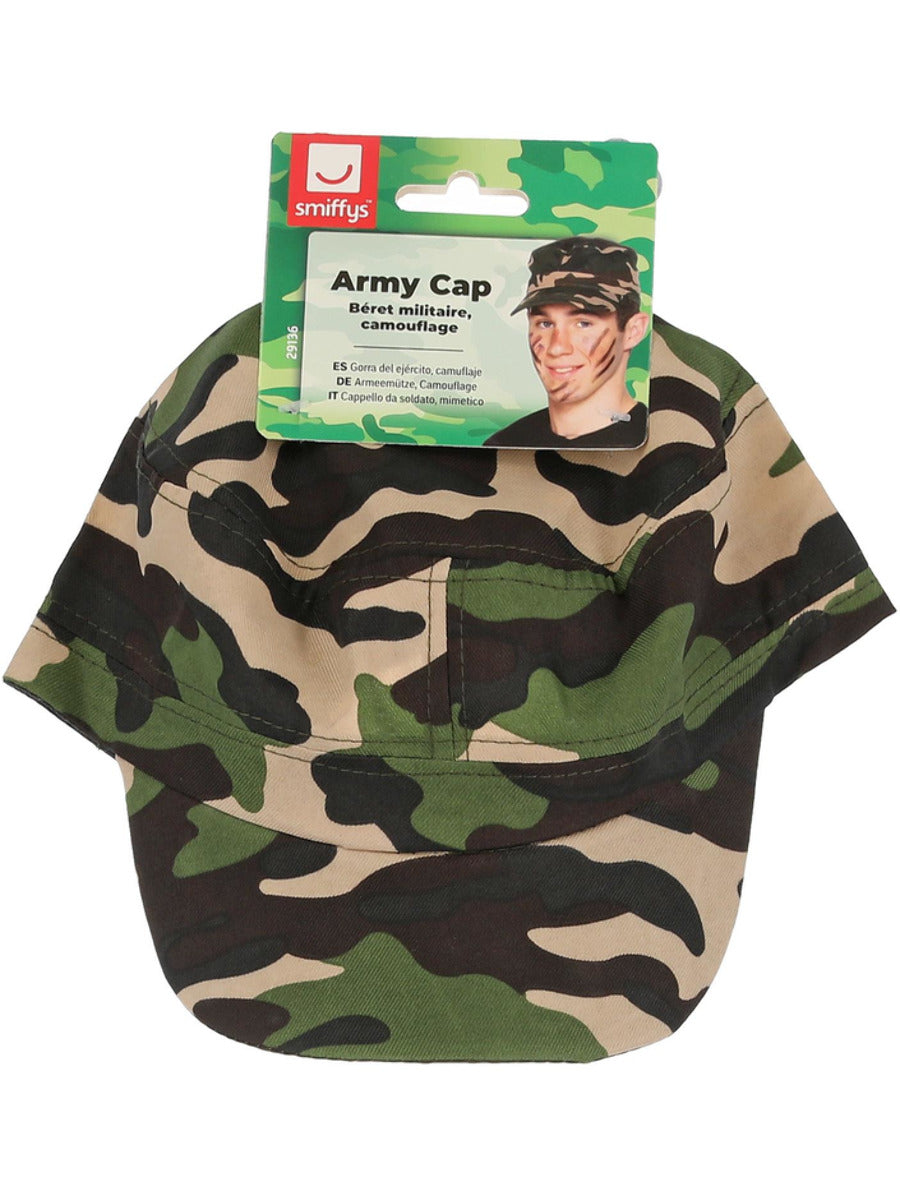 Army Cap, Camouflage - 3