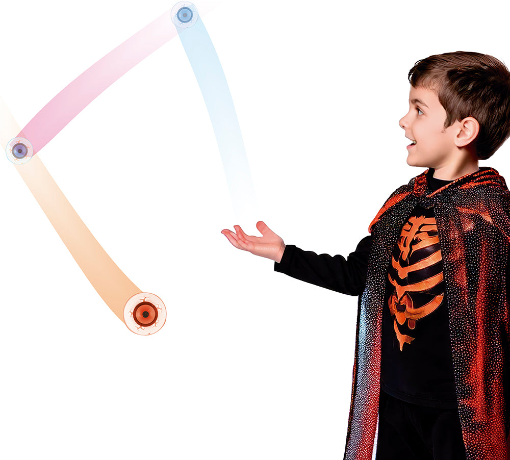 DISPLAY OF 12 BOUNCING BALLS WITH EYES LIGHT, 5.5
