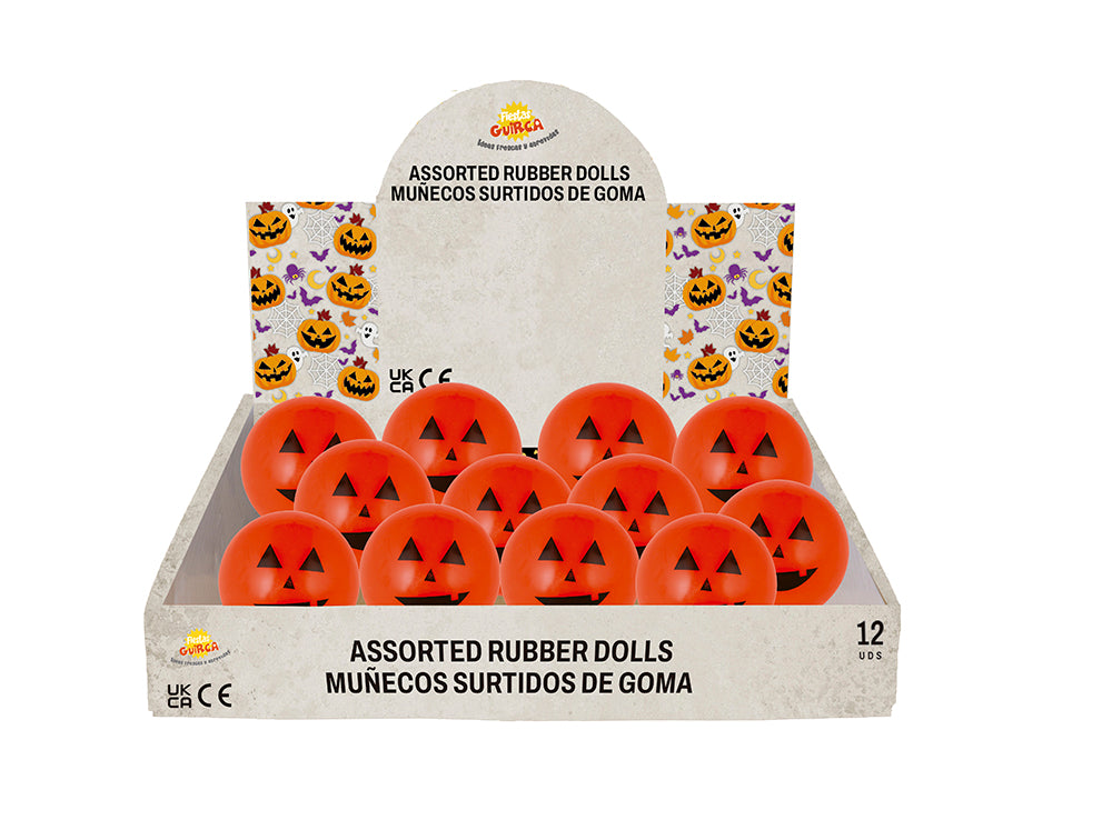 DISPLAY OF 12 BOUNCING BALLS WITH PUMPKINS LIGHT,