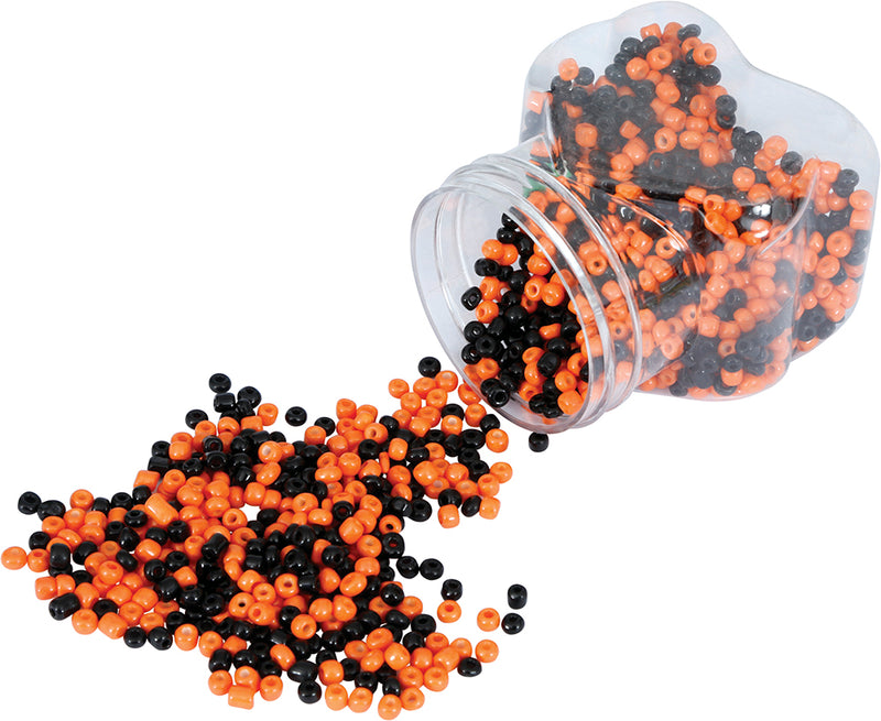 JAR OF 1300 HALLOWEEN BRACELET PIECES, DIY