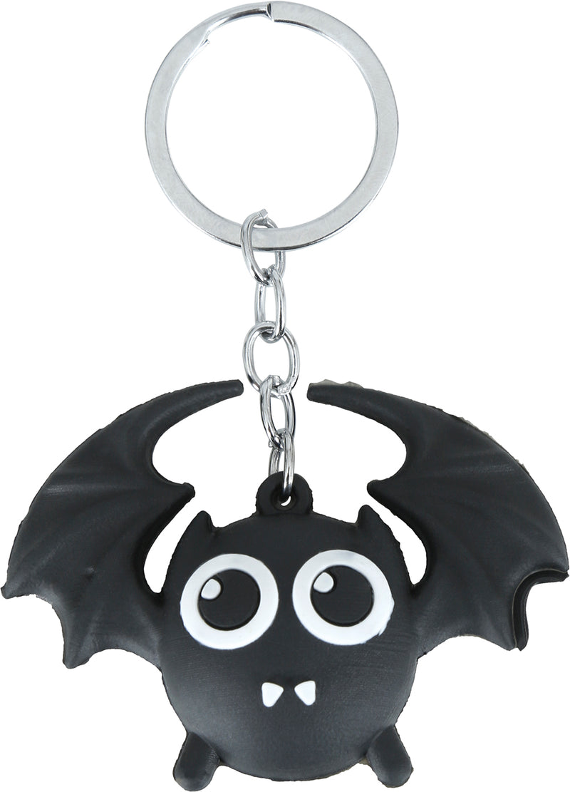 BAG OF 6 HALLOWEEN KEYCHAINS, 4.5 CM